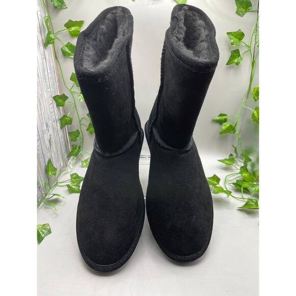 NEW Bearpaw Dorado Black Womans Winter Warm Boots 10 - Picture 4 of 9